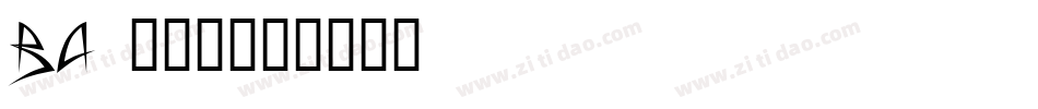 BA (2)字体转换